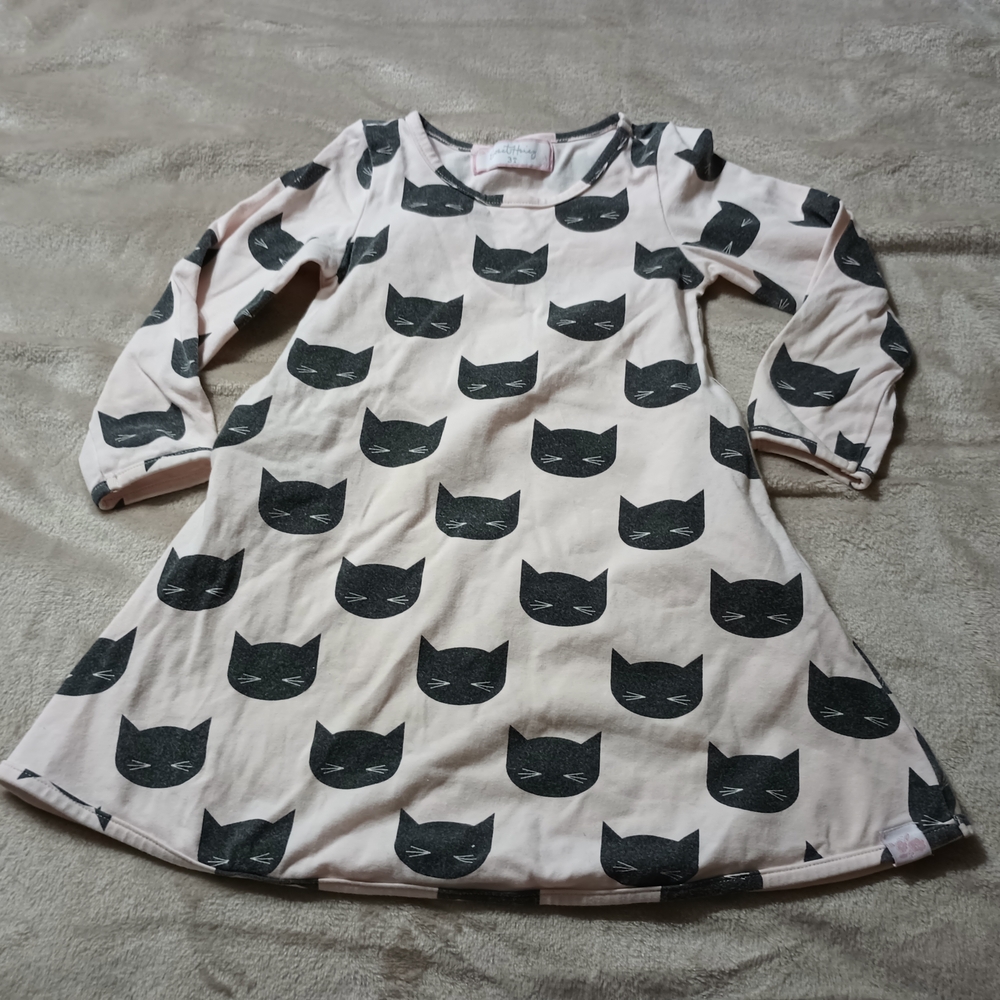 SweetHoney Pink and Gray Dress